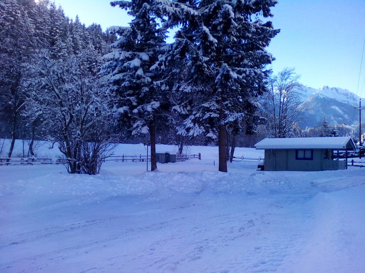 Camping Viktoria im Winter